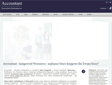 Tablet Screenshot of kancelaria-accountant.pl